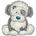 Cute Dog 2 machine embroidery design